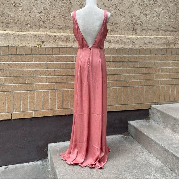 Show Me Your Mumu Jenn Maxi Bridesmaid V-Back Women's Dress Wedding (Size M) - Picture 6 of 11